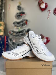 Giày cầu lông Mizuno Wave Claw 3 - Trắng Đen