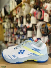 Giày cầu lông Yonex Cascade Accel - Trắng Xanh