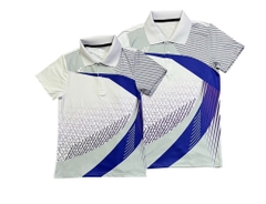 Áo Cầu Lông Có Cổ  Yonex DH1 - Trắng Xám