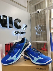 Giày Mizuno Wave Claw 3 - Xanh Trắng