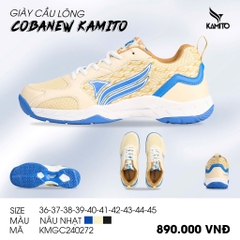 Giày cầu lông Kamito Cobanew - Nâu Nhạt