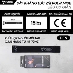 Dây kháng lực vải Polyamide 3609