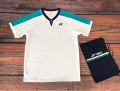 Áo Cầu Lông Yonex Có Cổ CT001 - Đỏ/Trắng