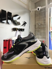 Giày cầu lông Mizuno Wave Claw Neo 3 - Đen Tím Chuối