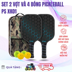 Set 2 Vợt và 4 Bóng Pickleball PS XK01