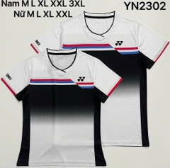 Áo Cầu Lông Yonex YN2302 - Trắng Đen