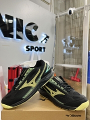 Giày cầu lông Mizuno Sky Blaster 3 - Đen Vàng Xanh