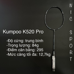 Vợt Cầu Lông Kumpoo K520 Pro (Tặng lưới)