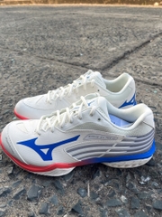 Giày Cầu Lông Mizuno Wave Claw 2 - Trắng Xanh Dương