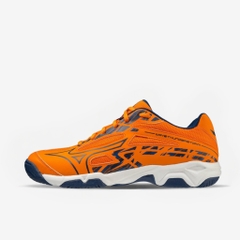 Giày Cầu Lông Mizuno Wave Thunderstorm -Cam Xanh Trắng