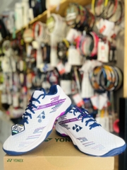 Giày cầu lông Yonex SHB Cascade Accel Mid - Trắng Tím