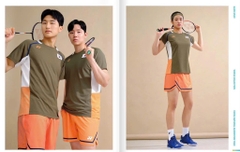 Áo Yonex VT325 nâu cam tuyển Hàn