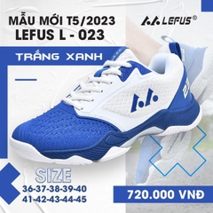 Giày Cầu Lông Lefus L023 - Trắng Xanh