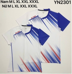 Áo Cầu Lông Yonex YN2301 - Trắng Sọc