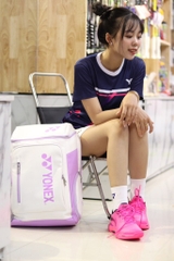 Giày Cầu Lông Lining AYAS018-6V Hồng Đen