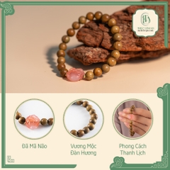 VÒNG TAY ĐÀN HƯƠNG MẪU ĐƠN