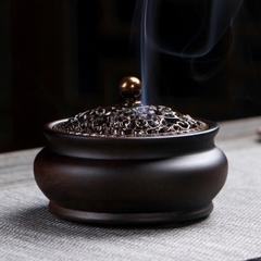 Lư Hương Gỗ Đàn Hương Đen
