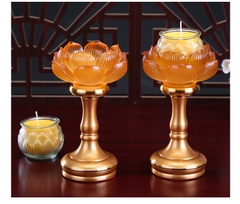 CHÂN NẾN HỔ PHÁCH HÌNH HOA SEN