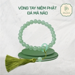 VÒNG TAY NIÊM PHẬT ĐÁ MÃ NÃO