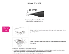 Bút kẻ mắt Kissme Smooth Liquid Eyeliner Super Keep 0.4ml