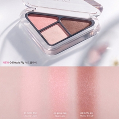 Phấn mắt 3 màu Clio Essential Shadow - 04 Nude Fly