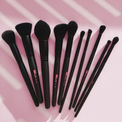 BỘ CỌ 10 CÂY KÈM BAO DA AOA PLUSH Faux Mink Brush Set