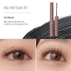 [ tách set ] Chuốt Mi Dài, Cong Mi Mude Inspire Curling Mascara 8ml