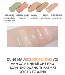 Bang che khuyết điểm Luna Concealer Palette - MÀU 01 Clear Cover