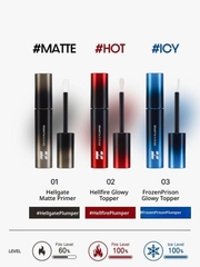 DATE 08/2027 - Son lót môi Holika Devil's Plumper - 01 Hellhate Matte Primer