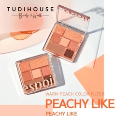 Bảng mắt Espoir Real Eye Palette - PEACHY LIKE