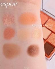 Bảng mắt Espoir Real Eye Palette - PEACHY LIKE