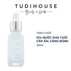 BẢN MỚI Tinh chất dưỡng ẩm 9 Wishes Hydra Skin Ampule Serum 30ML