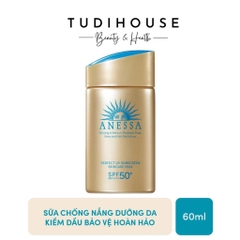 60ml - Sữa chống nắng bảo vệ hoàn hảo Anessa Perfect UV Sunscreen Skincare Milk