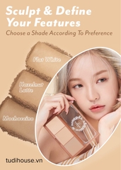 Bảng phấn tạo khối I'm Meme I'm Afternoon Tea Contour Palette - ROASTING COFFEE