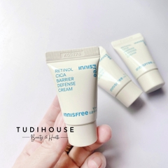 Minisize 10ml - Kem dưỡng Innisfree Retinol Cica Barrier Defense Cream
