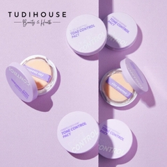 Phấn Phủ  nén I'm Meme Purple Cotton Tone Control Pact 9.5g