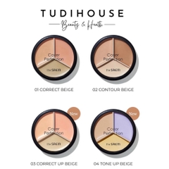 Che Khuyết Điểm The Saem Triple Pot Concealer