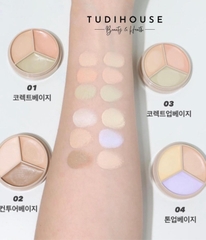 Che Khuyết Điểm The Saem Triple Pot Concealer