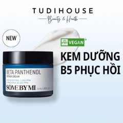 Kem Dưỡng Cấp Ẩm, Hỗ Trợ Phục Hồi Da Some By Mi Beta Panthenol Repair Cream 50ml