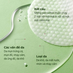 Torriden Balanceful Centella Asiatica Extract Toner Pad ( 60 miếng)