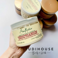 Kem Xả Khô SheaMoisture Jamaican Black Castor Oil Strengthen & Restore Leave-In Conditioner 340ml