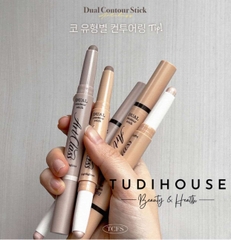 Tạo Khối + Highlight Dạng Kem Too Cool For School Dual Contour Stick