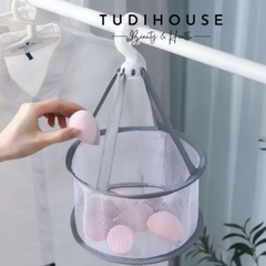 Túi lưới phơi mút / cọ trang điểm