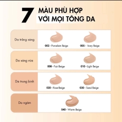 [ tặng cọ nền ] Kem Nền Catrice HD Liquid Coverage Foundation 30ml