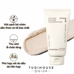 Sữa rửa mặt INNISFREE Volcanic BHA Pore Cleansing Foam 150g