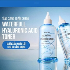 Nước hoa hồng  cấp ẩmJUMISO Waterfull Hyaluronic Acid  Toner 250ml