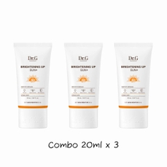 Combo 3 tuýt kem chống nắng Dr.G Brightening Up Sun+ SPF50+ PA+++ 20ml ( 20ml x3)