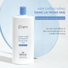 Kem Chống Nắng  Make Prem UV Defense Me. Daily Sun Fluid Mỏng Nhẹ SPF50+ PA++++ 150ml
