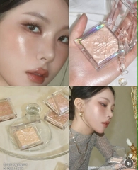 SET Phấn bắt sáng Clio Prism Highlighter + cọ highlight ( fan brush)