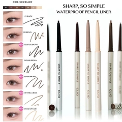 [ MẪU MỚI ] chì kẻ viền mắt Clio Sharp So Simple Waterproof Pencil Liner